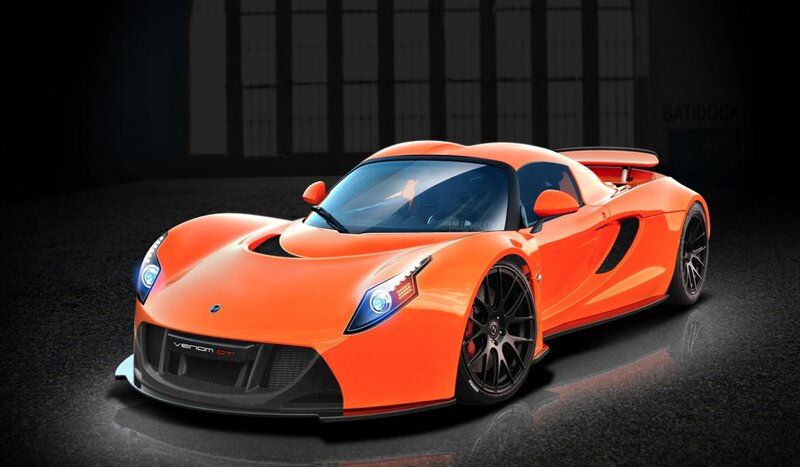 orange venom gt sports car