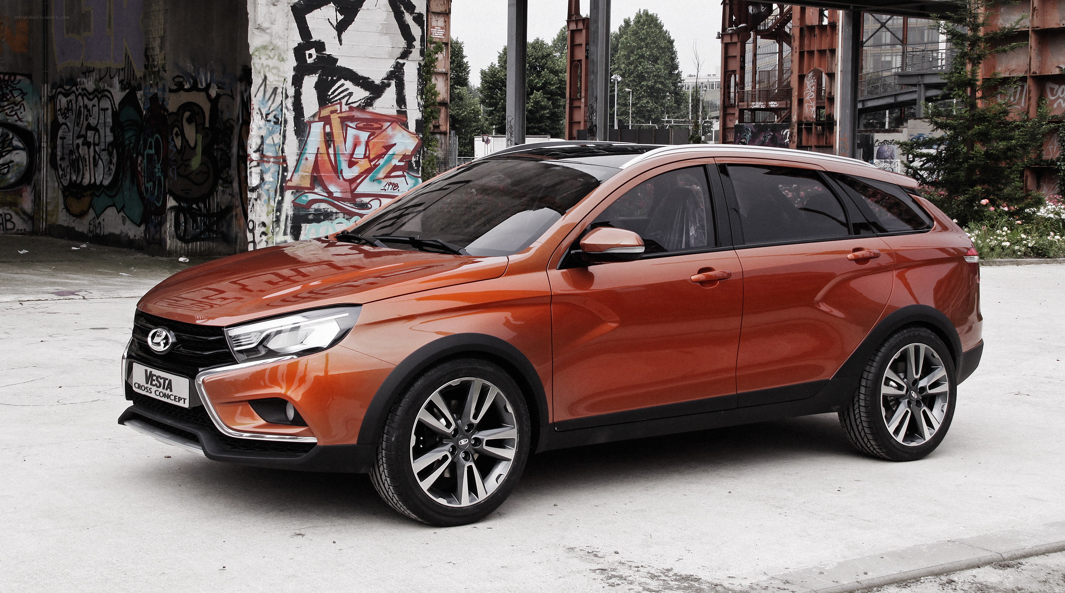 Orange Vesta Cross Concept car