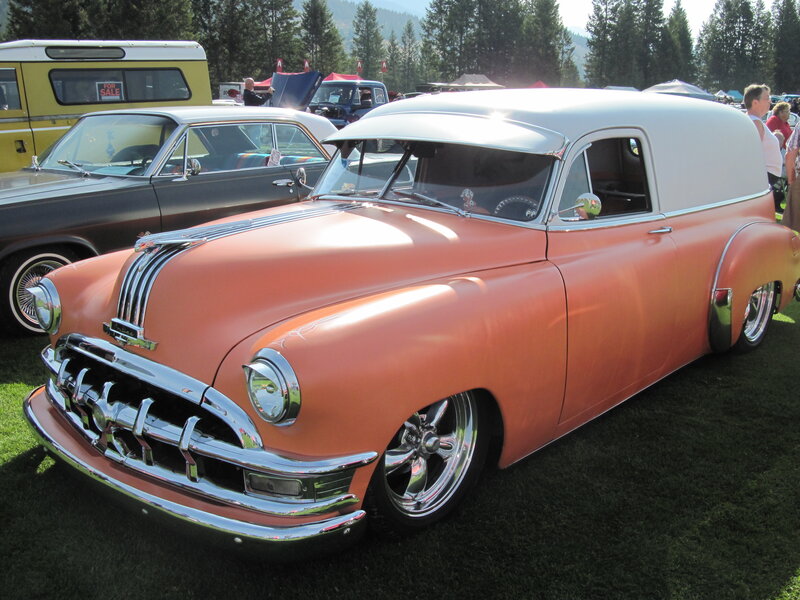 Orange Vintage Car — Outdoor, Afternoon
