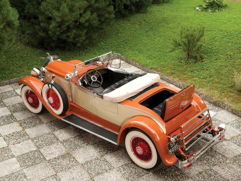 Orange Vintage Car — Serene, Afternoon