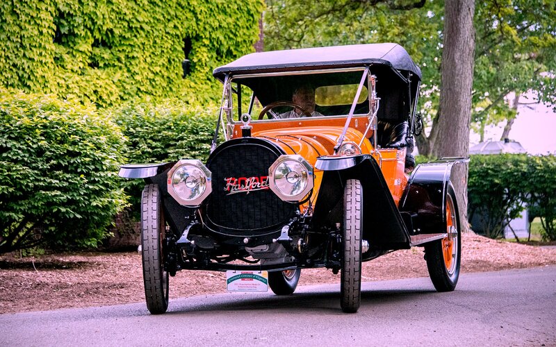 Orange Vintage Car — Serene