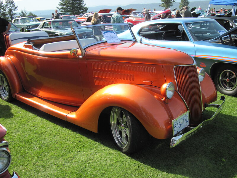 Orange Vintage Convertible — Outdoor