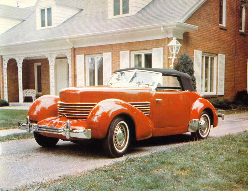 Orange Vintage Convertible