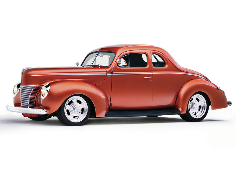 Orange Vintage Coupe — Clean
