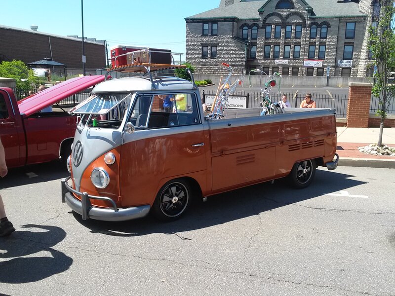 Orange Vintage Van — Outdoor