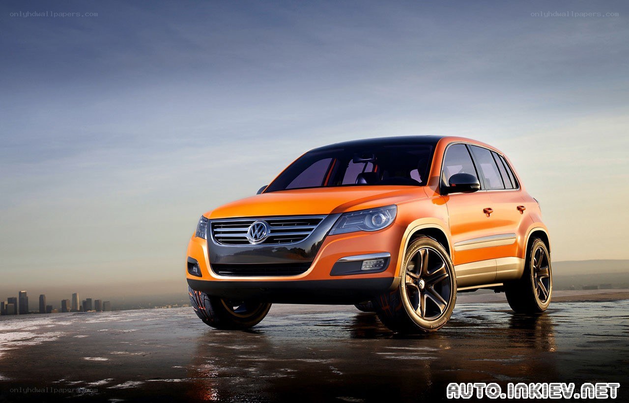 Orange Volkswagen SUV