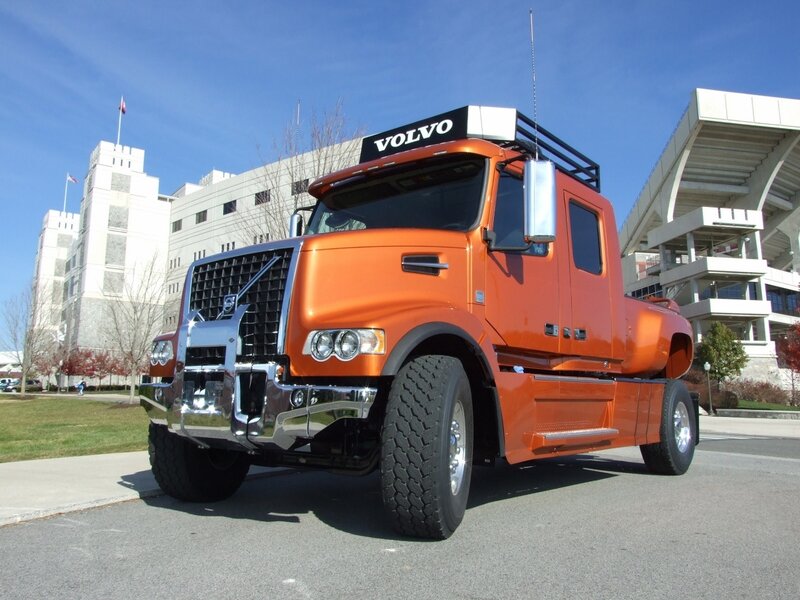 Orange Volvo Truck