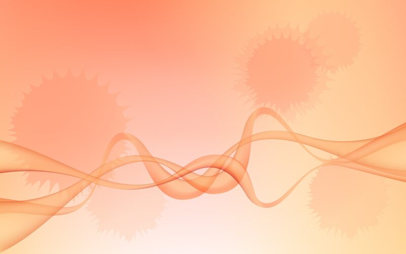 orange wave abstract background
