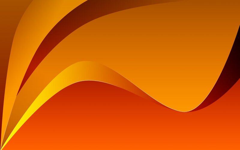 orange wave abstract design