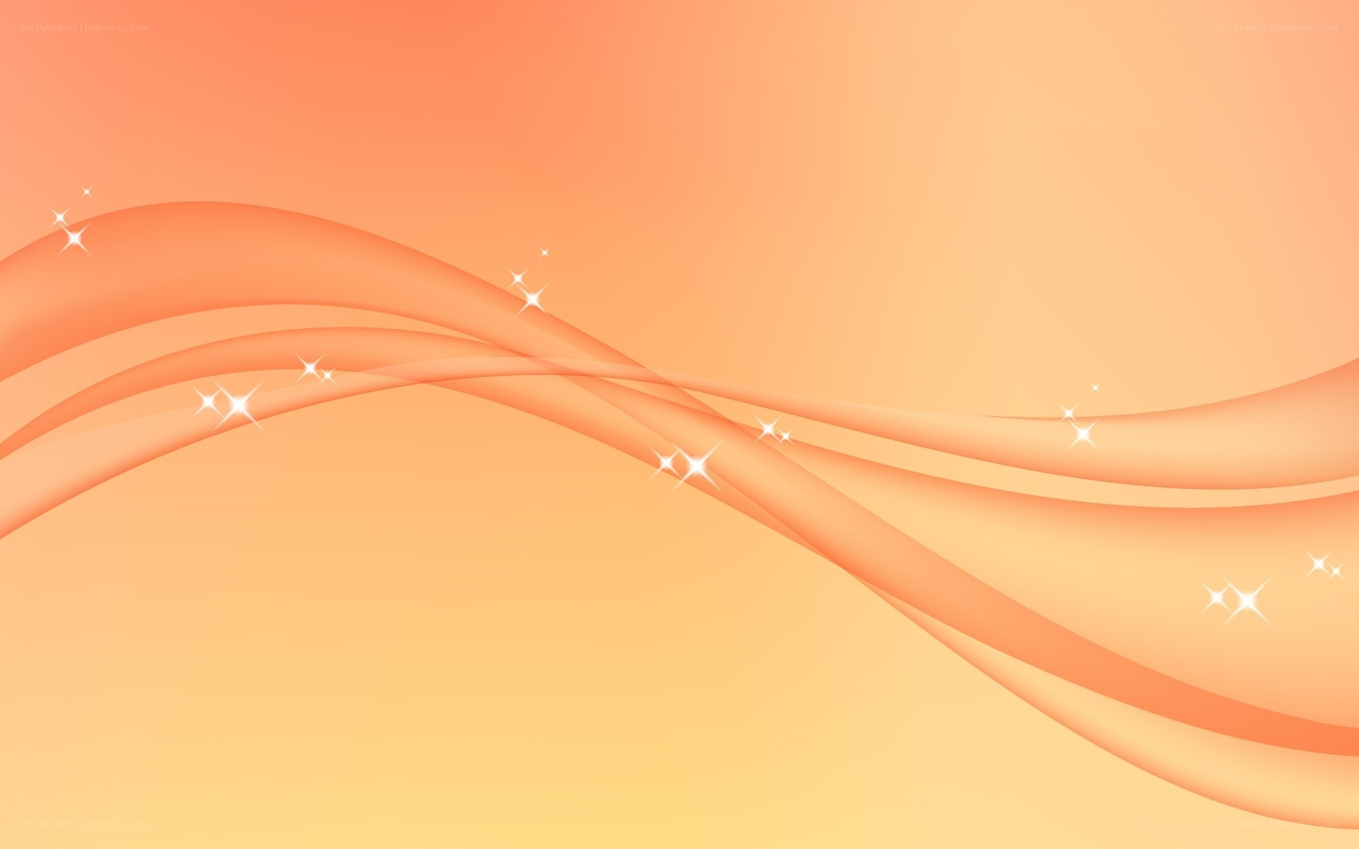 orange wave background
