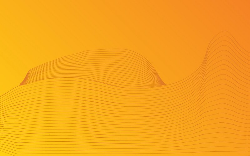 orange wave lines