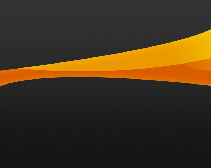 orange wave on dark background