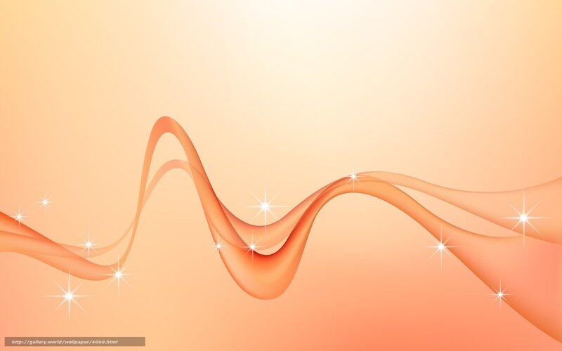 orange wave with sparkles