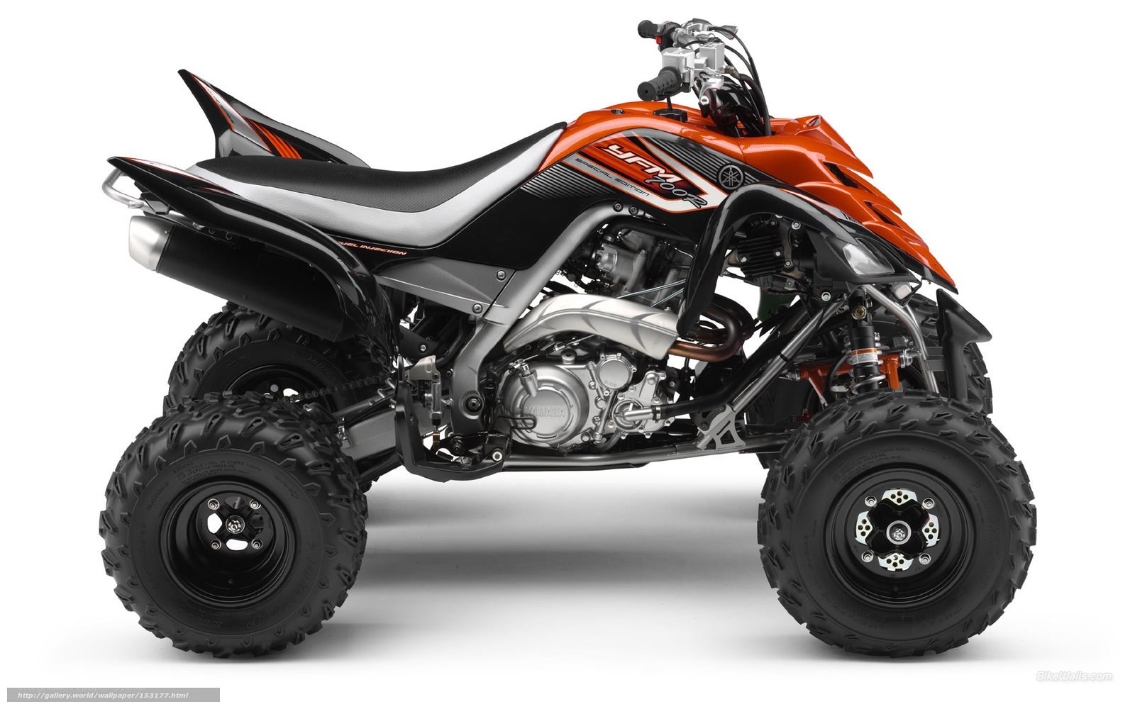 Orange Yamaha YFM 1000 ATV