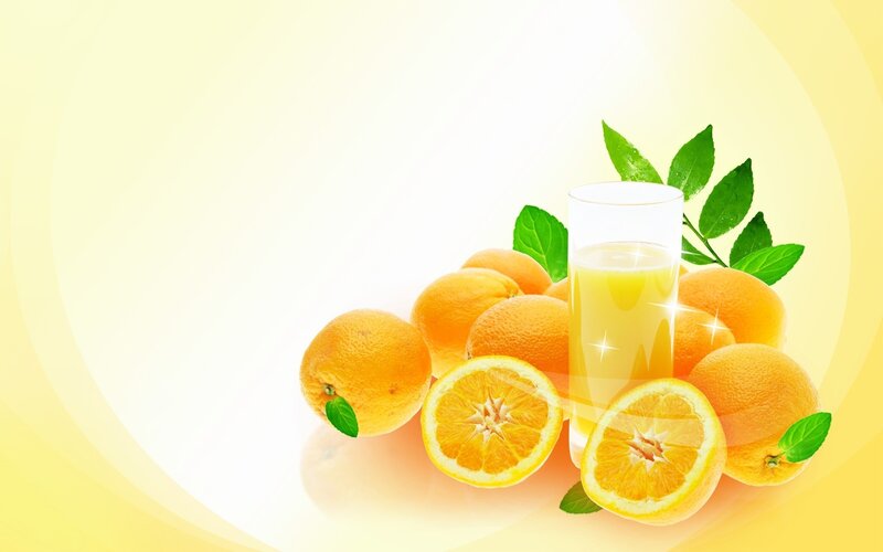 Oranges and Orange Juice — Yellow, Fresh