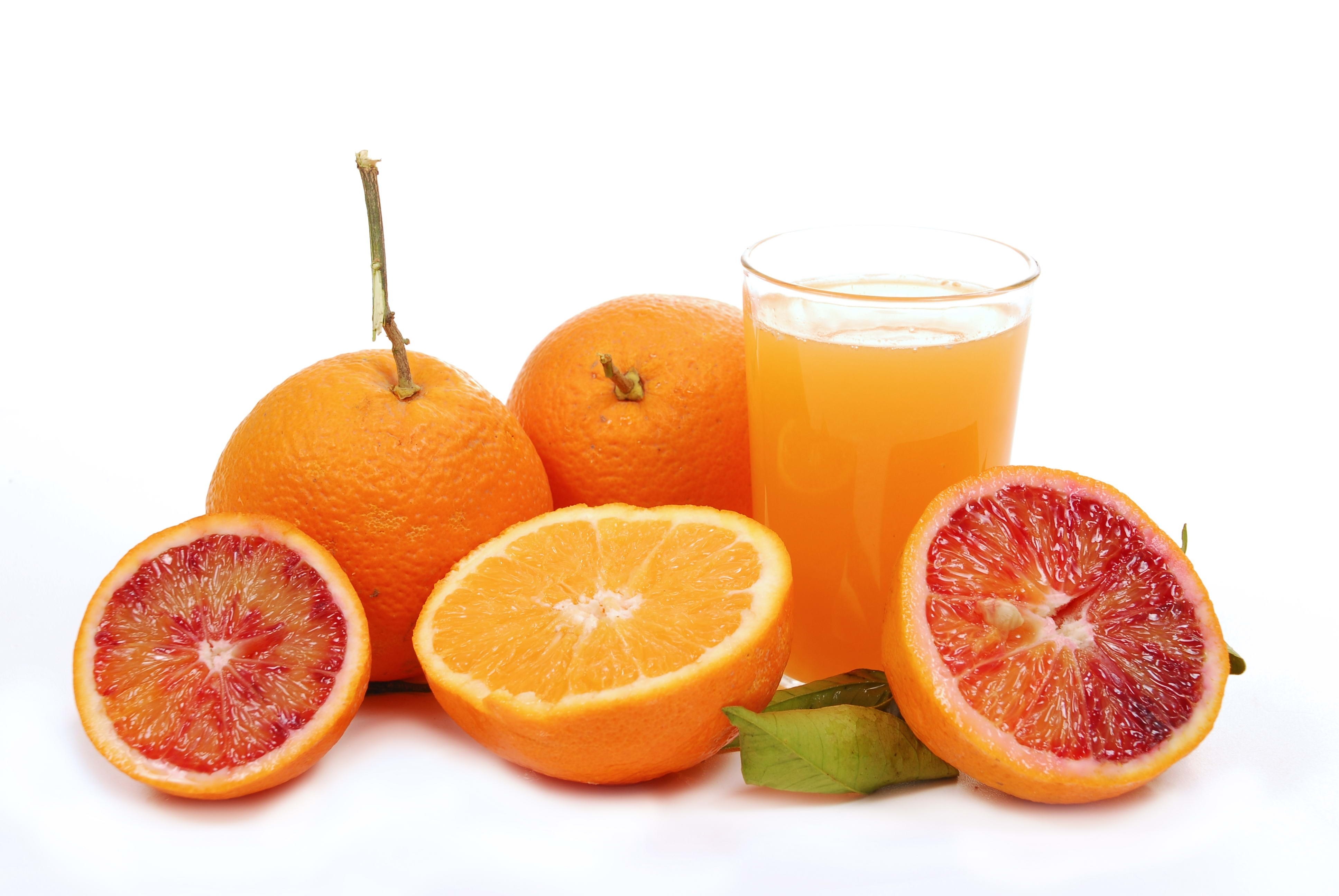 Oranges and orange juice
