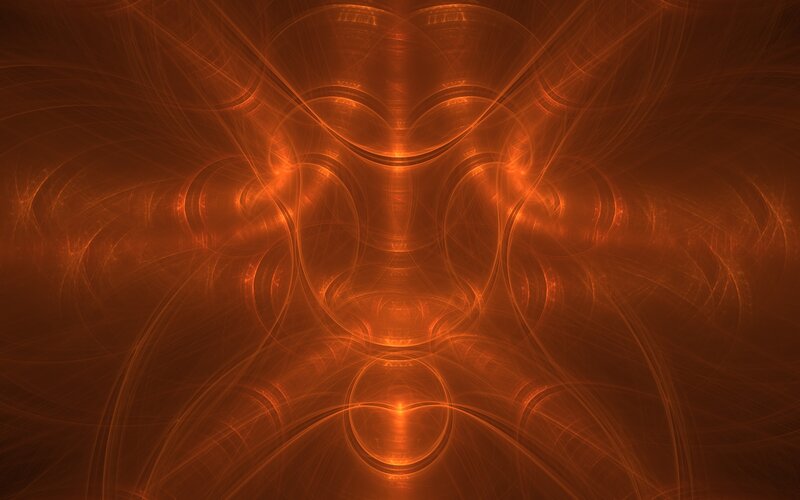Orangish fractal pattern
