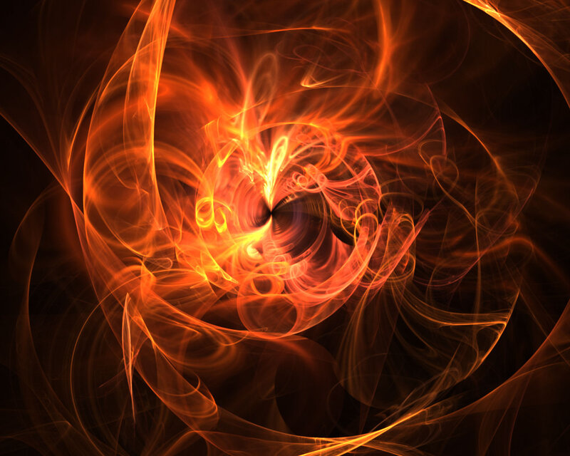 Orbital fire vortex