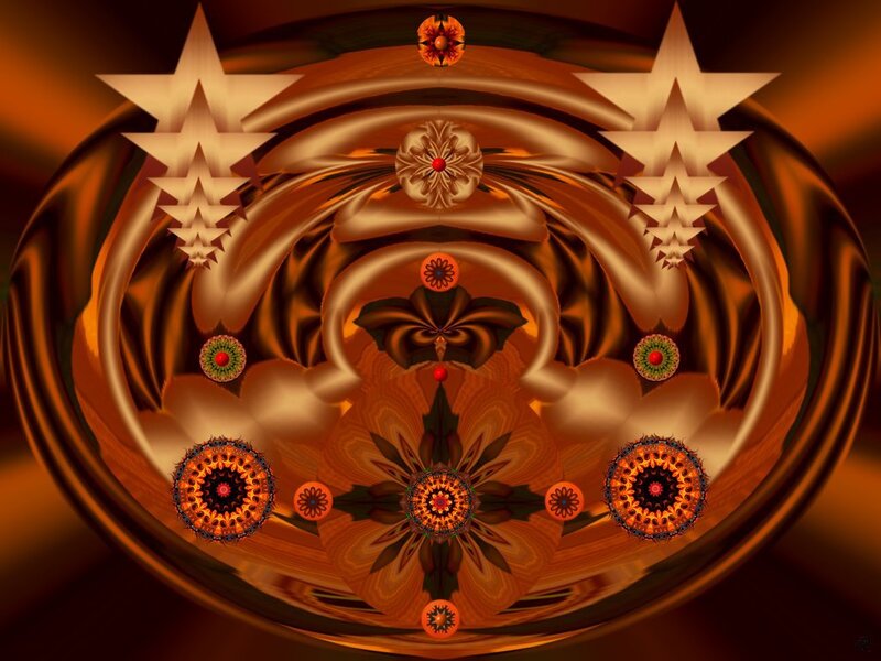 Orbital fractal art