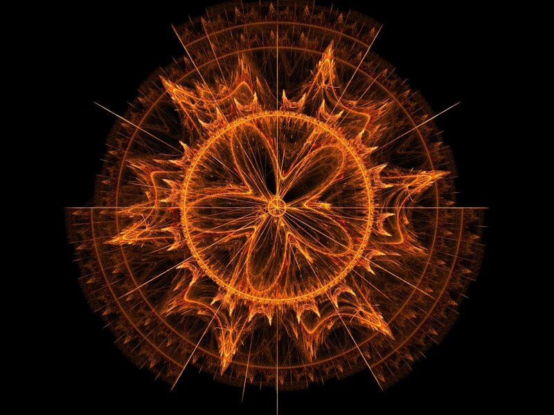 Orbital fractal design