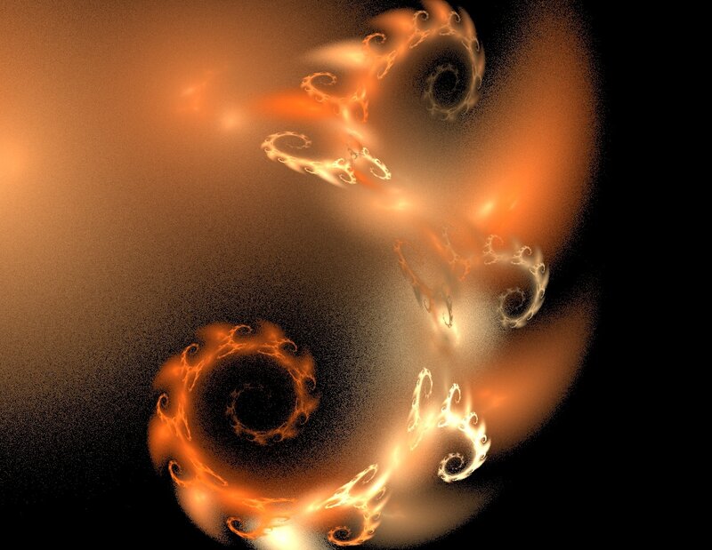 Orbital fractal energy patterns
