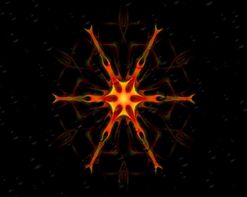 Orbital fractal explosion