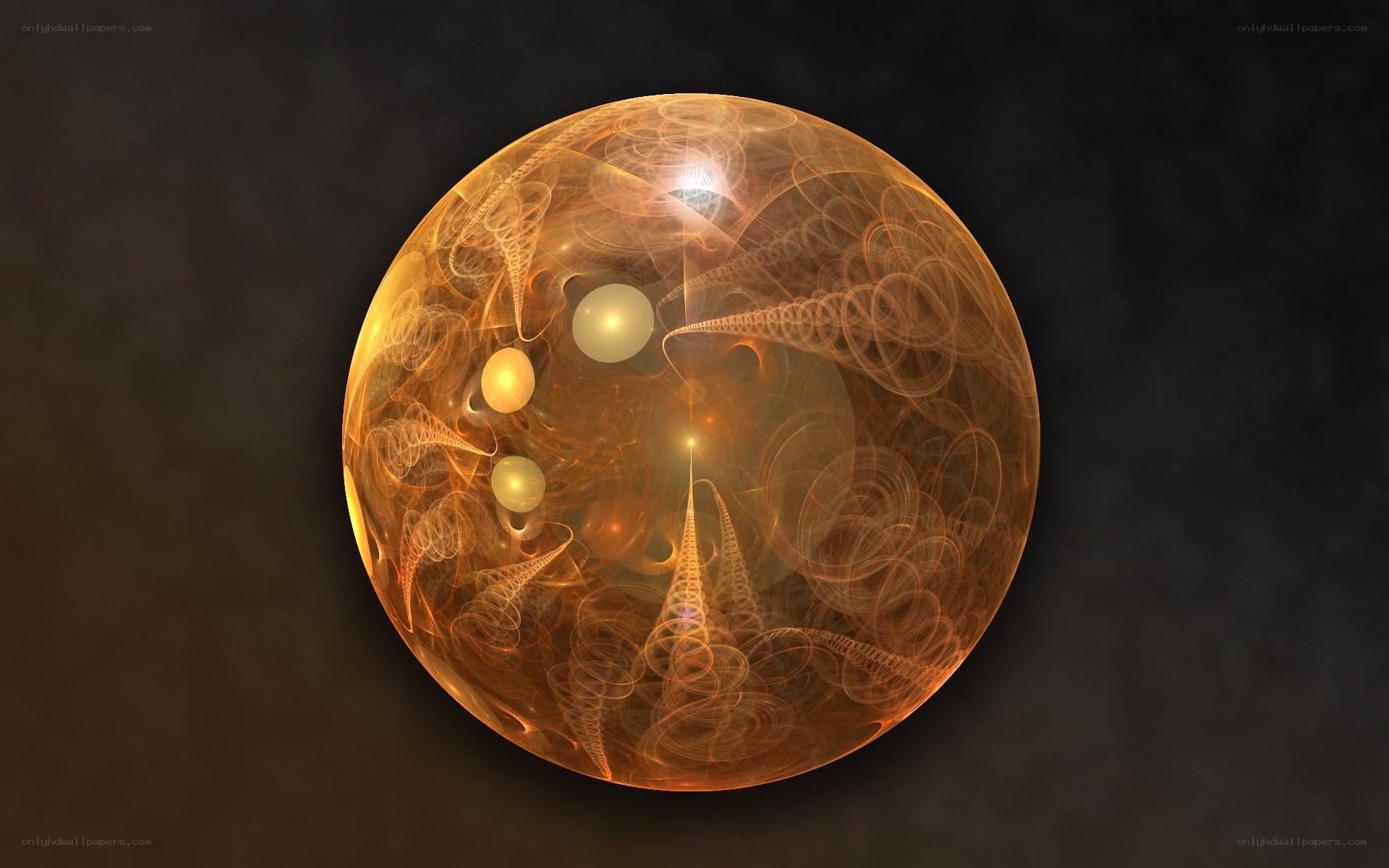 Orbital fractal sphere