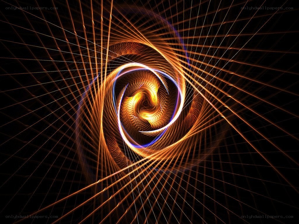 Orbital light spiral