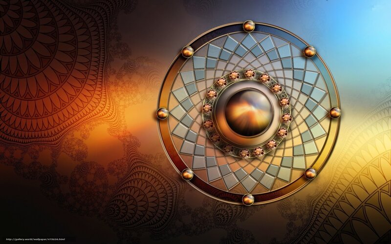 Orbital mandala design