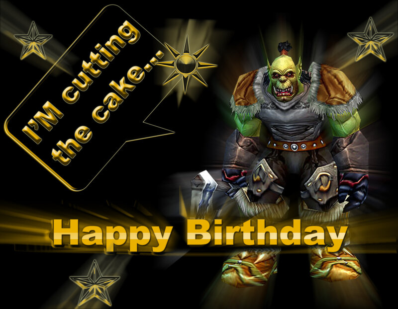 Orc birthday greeting