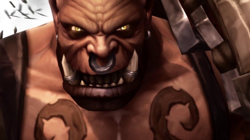 Orc Character Close-up — Brown