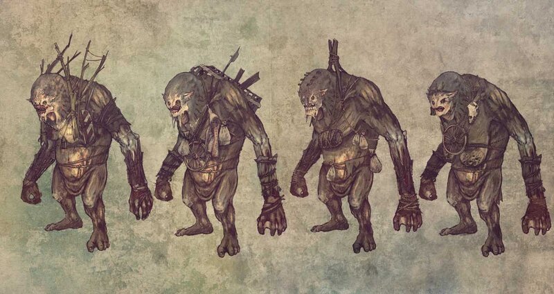 orc character designs