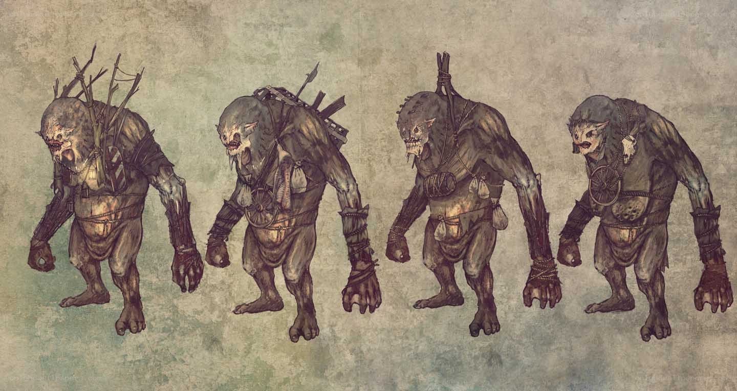 orc character designs