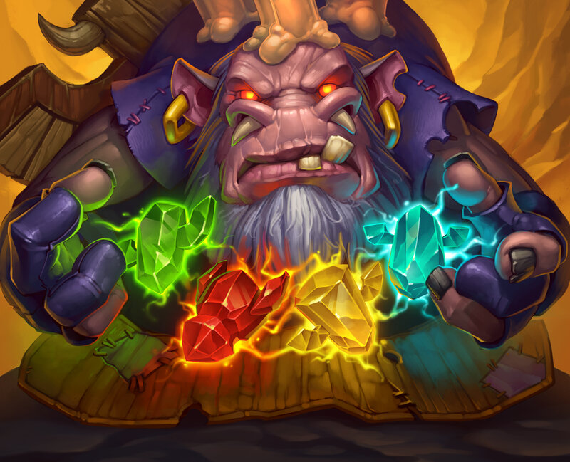 Orc Holding Crystals