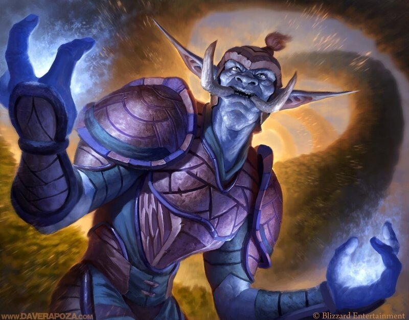 orc mage casting spell