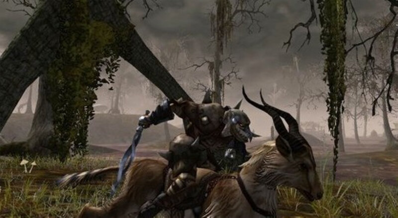 Orc Riding a Goat