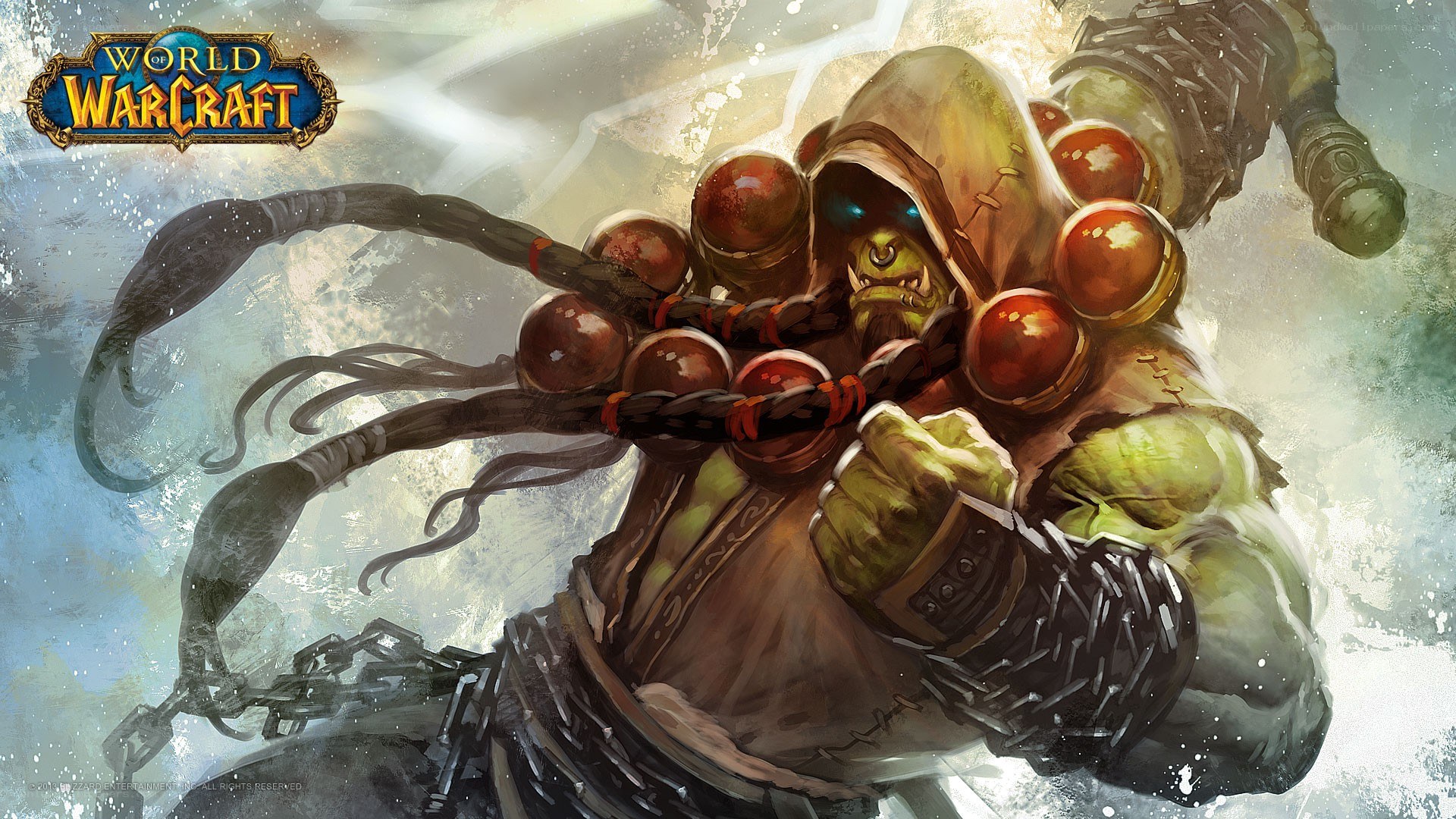 Orc shaman in battle