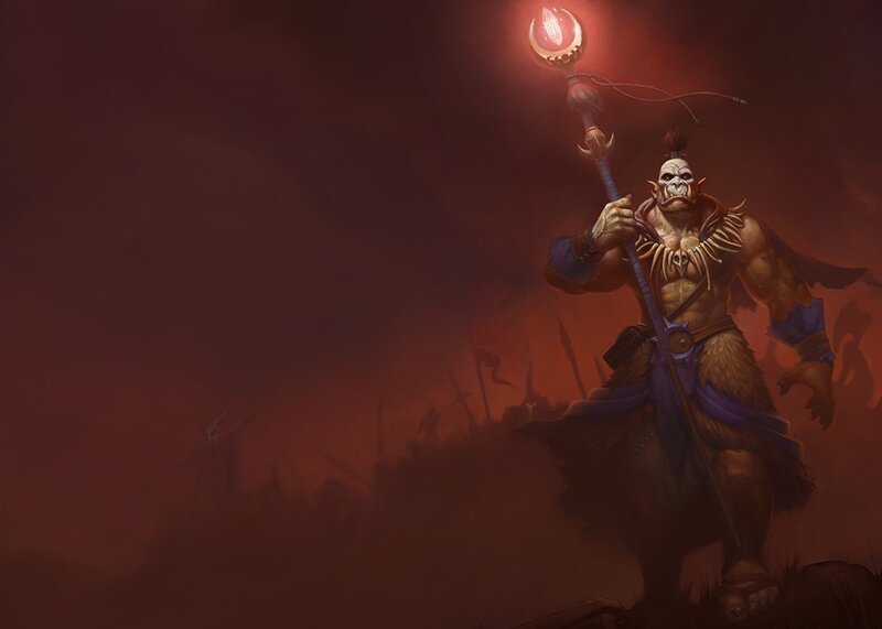 Orc Shaman with Staff