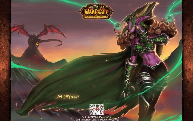 Orc Warlock with Dragon
