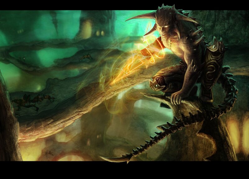 orc warrior casting spell