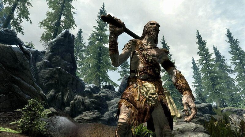 Orc Warrior Holding Club