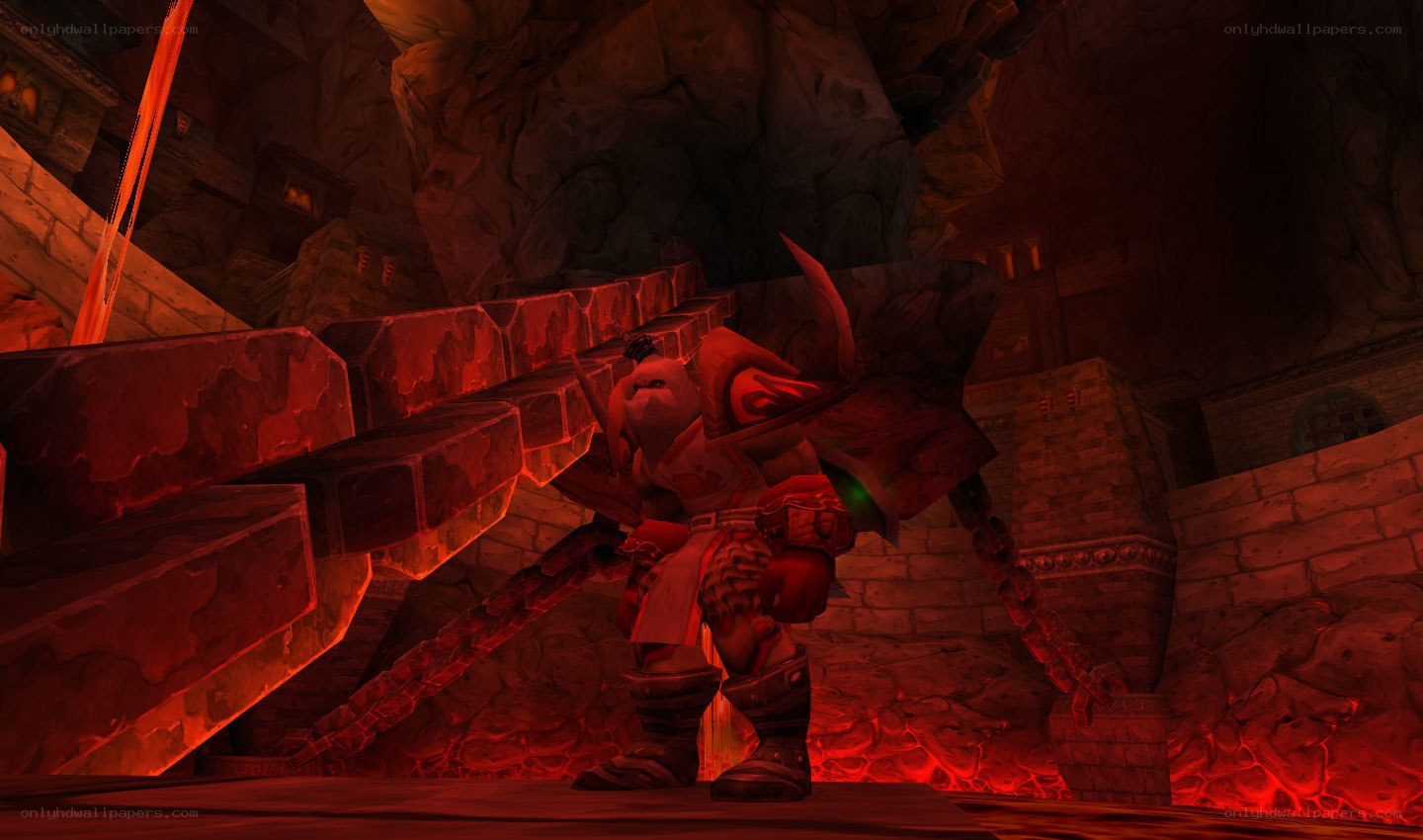 orc warrior in a dungeon