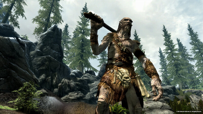 Orc Warrior in Forest — Green