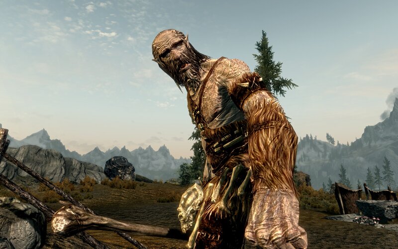 Orc warrior in Skyrim
