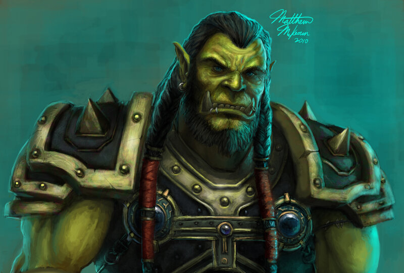 orc warrior portrait