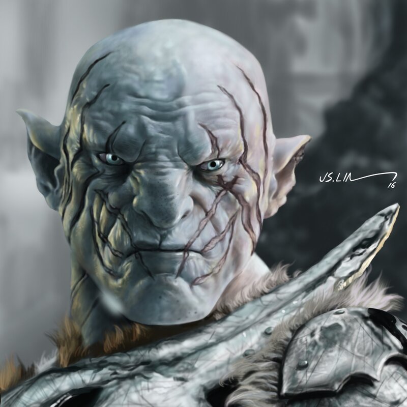 Orc Warrior with Armor