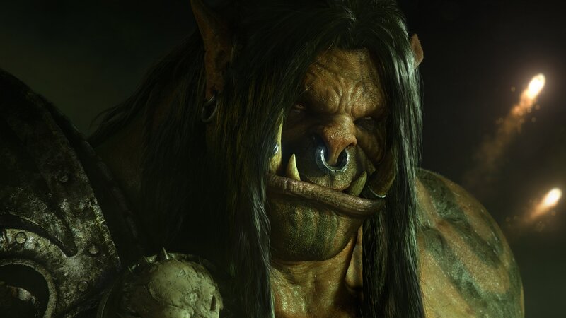 Orc Warrior with Long Hair