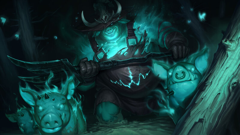Orc Warrior with Pig Spirits