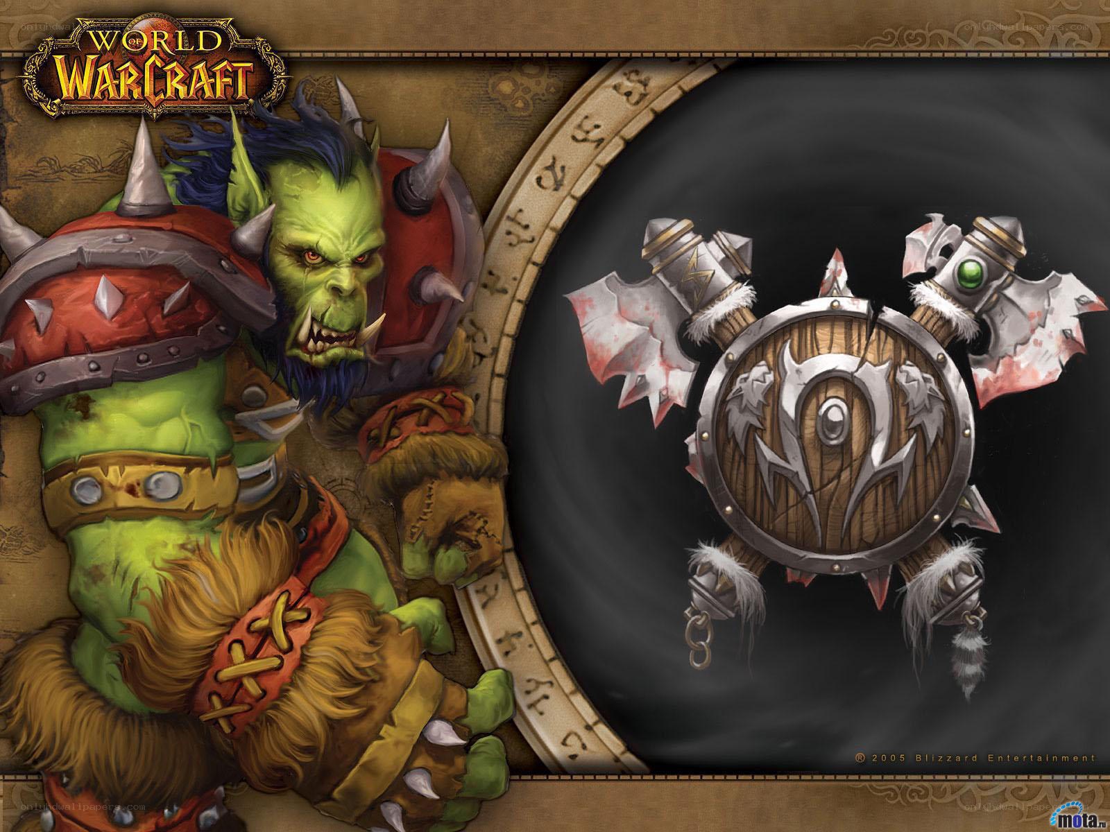 Orc warrior with shield