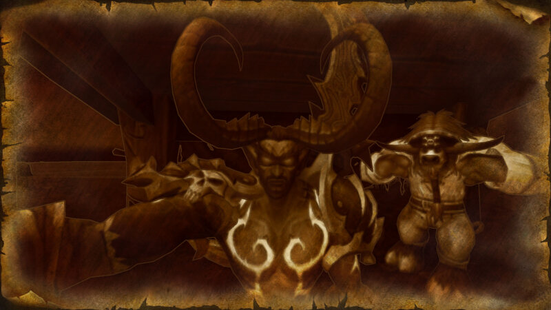 Orc Warriors in Dark Chamber
